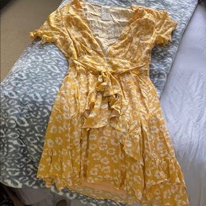 Yellow Floral Dress